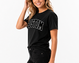 2026 Top Trending <b>Women's</b> <b>Black</b> Crew Neck Short Sleeve T-<b>Shirt</b> Custom Logo Print Regular Fit Casual All Seasons Wear for <b>women</b> - Product Image 4