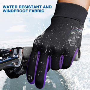 <b>Touchscreen</b> Thermal Anti Slip Riding <b>Glove</b> Textured Running <b>Gloves</b> Ideal For Winter Outdoor Running Cycling Wear Running <b>Gloves</b> - Product Image 4
