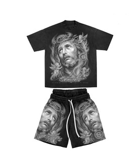 Conjunto de Shorts Casuales de Verano 2026 para Hombre, Camiseta de Manga Corta y Shorts, Conjunto Deportivo Sólido, Ropa de Marca para Hombre, Conjunto de 2 Piezas - Product Image 5