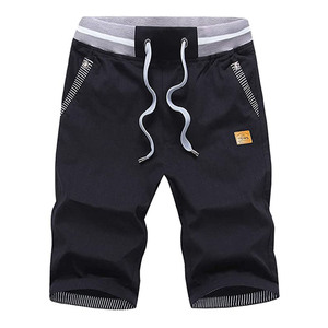 Private Label Custom <b>Men's</b> Sweat Tracksuits with Logo Solid Pattern High Quality <b>Breathable</b> Summer 2-Piece Shorts Set - Product Image 1