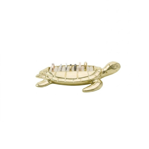 Premium Gold Metal Turtle Jewelry Stand Modern Animal Shaped Ring Organizer <b>Rack</b> for & Vintage Ring Tray for Anniversary Gift - Product Image 1