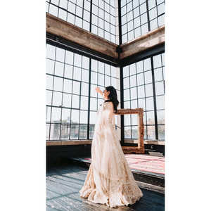 Lehenga Choli para Fiestas con Lentejuelas y Bordado Dori, Elegante Ropa de Fiesta - Product Image 2