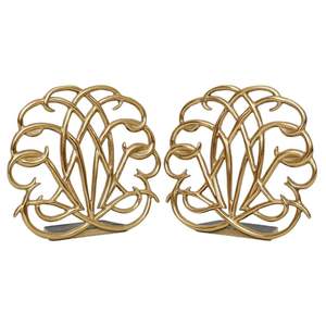 Sujetalibros elegantes de metal negro para el hogar moderno, soporte para libros en estanterías, para escritorio de estudio y mesa de oficina - Product Image 6