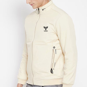 Blouson Bomber Basique d'Hiver pour Homme – Tissu Lisse Nylon/Polyester sur le Devant, Léger, Confortable, Coupe Simple, Chaud et Léger - Product Image 2