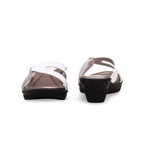 Pantoufles d'hôtel formelles blanches PU0330 - Product Image 2