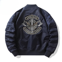 Blouson Bomber Homme Léger Zippé Décontracté Streetwear Coupe-Vent Style Universitaire Personnalisable Vente en Gros Blouson Aviateur Pilote