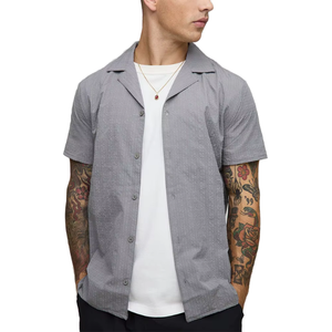 Summer Trendy Latest Design Casual 100% Polyester Shirt Men's Full Print White Beach Aloha Hawaiian Floral Shirts Breathable - Product Image 1