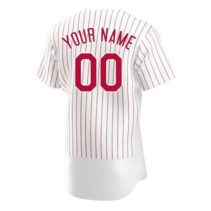 Camiseta de béisbol de poliéster con estampado de sublimación, ropa de fútbol de manga corta auténtica - Product Image 4