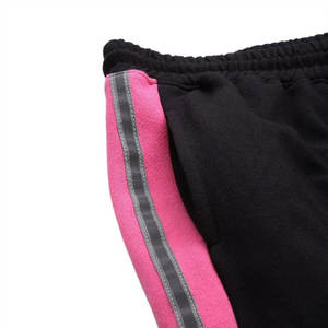 Women Sporty Tracksuit Set Black Pink Color Blocking Hooded Sweatshirt <b>Jogger</b> Pants Loose Fit Full Sleeve Casual Wear Outfit - Product Image 5