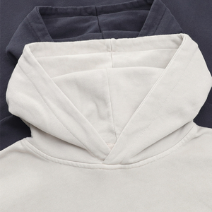 เสื้อฮู้ดผู้ชายผ้าฝ้าย 100% ทรงปกติ สีพื้น เรียบง่าย สวมใส่สบาย ผ้าเฟรนช์เทอร์รี่ ถักทอ เหมาะสำหรับใส่ในฤดูใบไม้ร่วง - Product Image 2