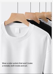 Camiseta Básica de Manga Corta para Adulto, 100% Algodón, Hombro Recto, 200g, con Logotipo Bordado Personalizado OEM, Precio de Fábrica China Bangladesh - Product Image 5