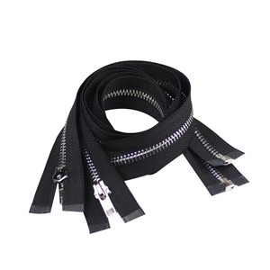 Fermeture éclair métallique personnalisée du fabricant avec tirette dorée et curseur à logo cousu – pour jeans, chaussures, sacs à main, vêtements, sacs - Product Image 2