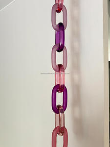 Décoration Murale Artistique en Résine Artisanale Indienne : Sculpture de Chaîne Multicolore à Maillons Ronds pour la Maison – Design Tendance - Product Image 6