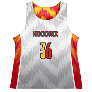 Double Layer Sublimation Lacrosse Pinnies Reversible Sublimation Lacrosse Pinnies OEM Bulk Order Team Practice Tank <b>Top</b> Vest - Product Image 2
