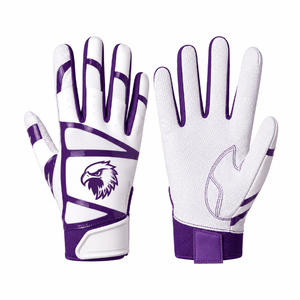 Custom Wholesale High Quality Leather Baseball Batting Gloves Ambidextrous Eco-Friendly Durable Unisex Adult Training Gloves - Product Image 6
