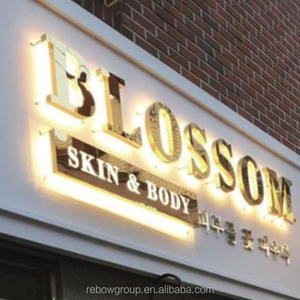 Snelle levering op maat gemaakte bedrijfsborden LED-bewegwijzering letters 3D LED verlichte reclamebord voor bedrijfslogo buitenreclame - Product Image 4