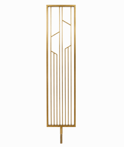 Modern Gold Stainless steel Geometric <b>Railing</b> Spindle Wall Mounted Balcony Baluster Handrail Panel <b>for</b> Exterior - Product Image 4