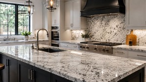 Losas de Granito Blanco de Primera Calidad, Piedra Natural para Encimeras de Cocina, Pisos, Revestimiento de Paredes e Interiores, Proveedor al por Mayor - Product Image 2
