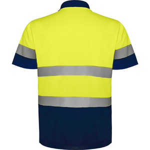Camisa de Seguridad Reflectante de Alta Visibilidad para Hombre, Manga Corta, Cuello Alto, Transpirable, 100% Poliéster, Informal de Verano - Product Image 2
