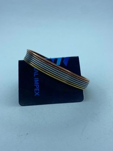 Wholesale Custom <b>Copper</b> Brass Cuff <b>Bracelet</b> Manufacturer Supplier Adjustable Vintage Gold Plated Wedding Unisex - Product Image 3
