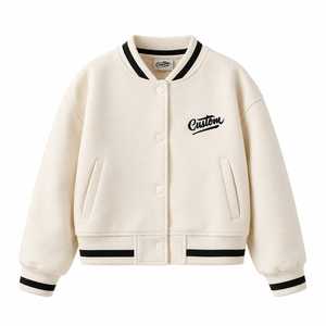 Blouson universitaire de baseball personnalisé pour homme avec logo, traitement enduit, coupe-vent et respirant, chauffant pour l'hiver, pour couples - Product Image 2