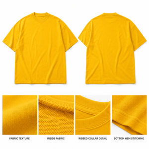 เสื้อยืดสกรีนลายแบบกำหนดเอง ผ้าคอตตอน 100% ทรงดรอปไหล่ ดีไซน์ดรอปไหล่ ขายส่ง OEM รับผลิตเสื้อผ้าส่วนตัว - Product Image 1