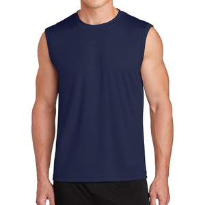 Camiseta sin mangas para hombre, ropa deportiva para gimnasio, fitness, precio de fábrica, logotipo personalizado, chaleco para correr a precio económico, diseño único - Product Image 2