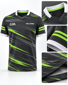 Men's Green Sublimation Printed <b>Sports</b> <b>Jersey</b> Breathable Polyester Shirt Adult Size - Product Image 3