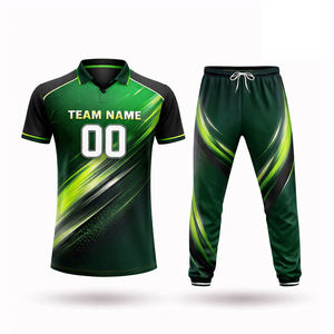 Fabricante OEM, Conjunto de Uniforme de Cricket de Verano de Talla Grande con Impresión Digital Personalizada, MOQ Bajo, Alta Calidad, Nuevos Diseños - Product Image 2