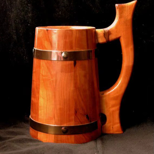 Jarra de Cerveza Artesanal de Madera - Product Image 1