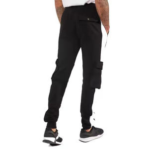 Pantalon de jogging décontracté pour homme, haute qualité, automne, en coton infroissable, avec braguette zippée, logo personnalisé, coupe droite, vente en gros - Product Image 2