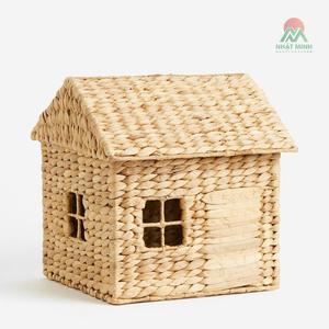 <b>Water</b> hyacinth basket <b>container</b> toys clothes storage woven hamper baskets baby room decoration - Product Image 2