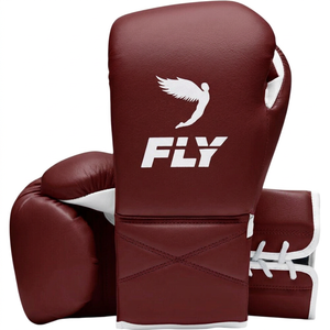 Nouveaux designs en promotion : Gants de boxe MMA en cuir à lacets, personnalisables, professionnels, pour l'entraînement Sanda, légers, à doigts entiers - Product Image 5