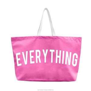 Sacs fourre-tout en toile réutilisables pas chers avec longue poignée en corde, petites et grandes tailles pour le shopping et les journées à la plage, en promotion - Product Image 1