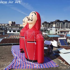 Ladri di cartoni animati e rapina di denaro per <span class=keywords><strong>la</strong></span> decorazione di eventi pubblici all'aperto modello di ladro di banconote gonfiabili commerciali - Product Image 4