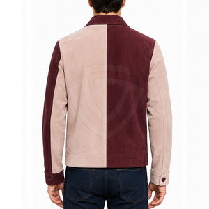 Luxury <b>Suede</b> <b>Leather</b> <b>Jacket</b> With Premium Craftsmanship Minimalist Style Tailored Fit For Men Fashion And Lifestyle Collections - Product Image 4