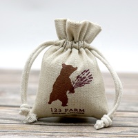 Emballage en chanvre de sacs de jute naturel recyclables personnalisés avec cordon de serrage en gros
