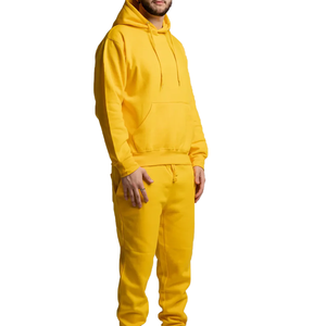 ชุดวอร์มอาร์กติกชิลด์แบบกำหนดเอง ผ้าฟลีซหนานุ่ม สไตล์ลำลอง ชุดเซ็ตสองชิ้น ยูนิเซ็กส์  ชุดสตรีทแวร์เรียบง่ายสำหรับไลฟ์สไตล์ - Product Image 3