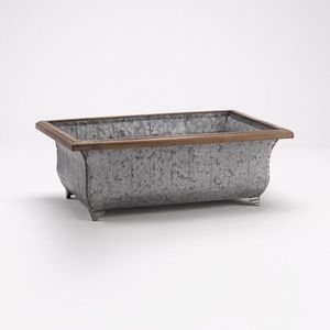 Maceta Elíptica de Acero Galvanizado de Alta Resistencia para Interiores y Exteriores con Capacidad Personalizable para Jardín y Hogar - Product Image 6