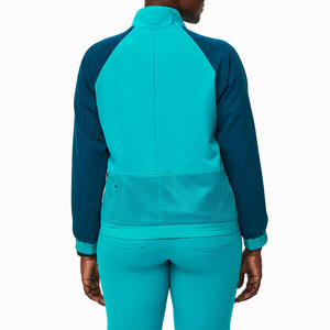 Uniformes de Enfermería para Mujer, Cómodos, Azules, de Manga Larga, para Centro de Atención Médica, de Poliéster y Rayón, Conjuntos de Uniformes para Hospital - Product Image 4