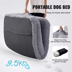 Cuccia Gigante per Cani e Animali Domestici 183x122x25 cm, Stile Rialzato, con Rivestimento Lavabile in Velluto PV, Design a Uovo - Product Image 4