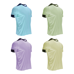 Camiseta Deportiva de Secado Rápido para Hombre, con Mangas y Cuello en Contraste, Transpirable, para Pádel, Tenis, Gimnasio, Entrenamiento y Actividades al Aire Libre - Product Image 4