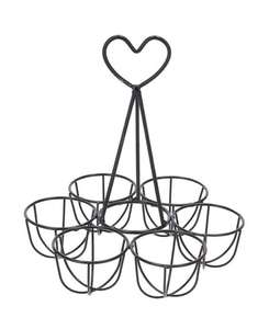 Support à œufs en fer peu encombrant pour les cuisines très fréquentées, assurant un accès facile aux œufs et un rangement organisé - Product Image 6