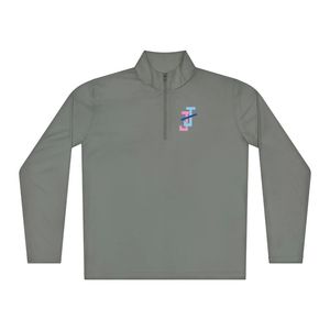 เสื้อสเวตเชิ้ตพรีเมียมแบบซิปครึ่งตัว ผ้าฟลีซนุ่ม แขนยาว คอตั้ง สไตล์ลำลอง ปักลายได้ตามสั่ง สำหรับผู้ชายและผู้หญิง - Product Image 1