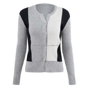 Cómodo Cárdigan Informal de Invierno de Algodón para Mujer de Talla Grande con Botones Cubiertos, Estilo Fraternidad Griega - Product Image 6