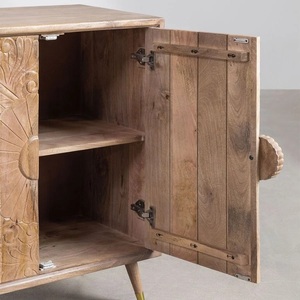 Aparador de madera tallada a mano Vandana Grand Flux (madera maciza) - Product Image 3