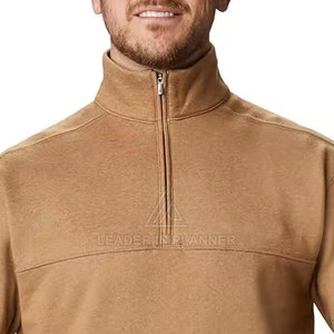 เสื้อสเวตเชิ้ตแขนยาว ระบายอากาศได้ดี ซิปครึ่งตัว ผ้าฟลีซสำหรับฤดูหนาว ผ้าฝ้าย 100% ทรงปกติ สไตล์ลำลอง สำหรับผู้ชาย ขายส่ง - Product Image 5