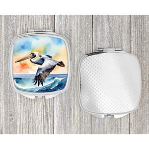 Pelican Soaring Compact <b>Travel</b> Makeup <b>Mirror</b> for Women Foldable Handheld Pocket Decorative <b>Mirror</b> Gift - Product Image 4