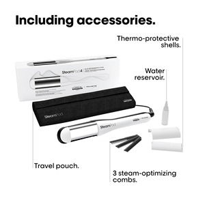 Plancha de Vapor para el Cabello con Calidad de Salón, para Peinados Brillantes y Suaves, con Controles Prácticos y Uso Diario Conveniente - Product Image 6