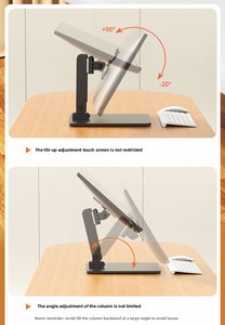ขาตั้งจอ LCD สำหรับเดสก์ท็อปแบบใหม่ ขนาด 10-24 นิ้ว สำหรับคอมพิวเตอร์ออลอินวัน ทำจากอลูมิเนียมอัลลอย ปรับเอียงได้ 90 องศา รองรับมาตรฐาน <span class=keywords><strong>VESA</strong></span> - Product Image 3